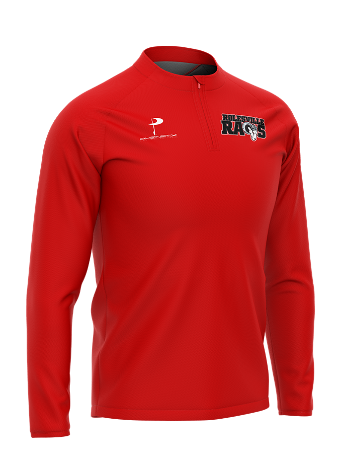 Rolesville 1/4 Zip Warm-up Red