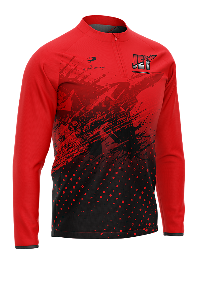 JET Jones 1/4 Zip Red