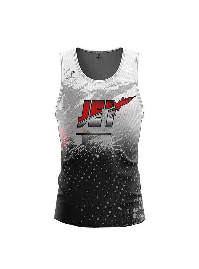 JET Jones Male Compression Top White