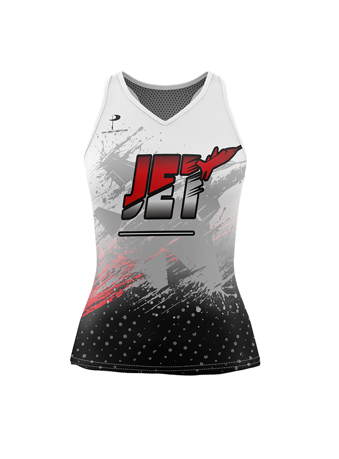 JET Jones Female Compression Top White