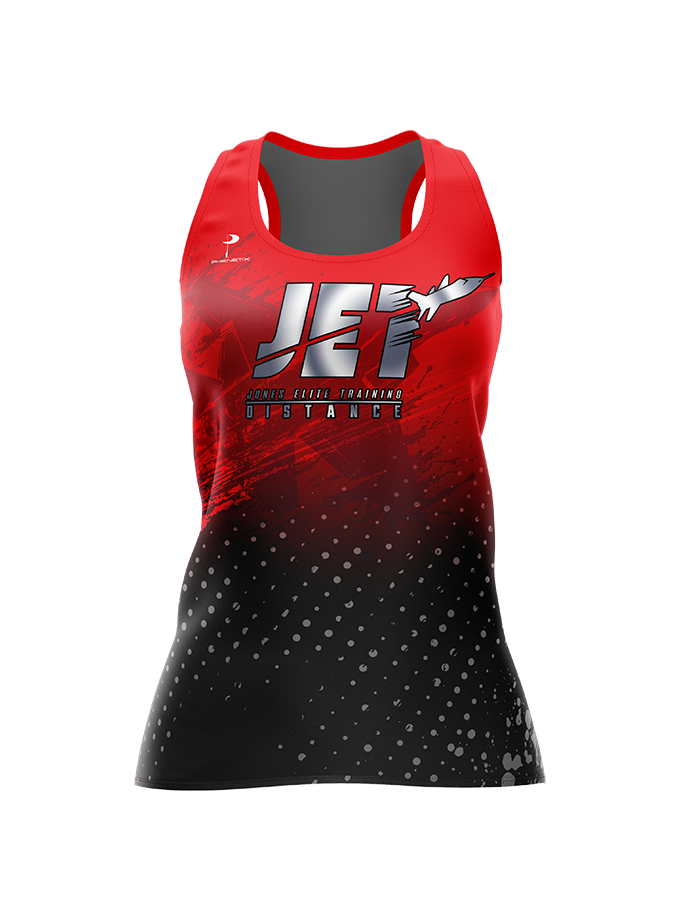 JET Jones Female DISTANCE Top Red